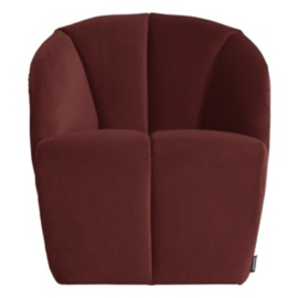 378463-VA | Mojo draaifauteuil - velvet kastanjebruin | WOOOD