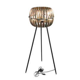 709128 | Ixavi floor lamp knotted look - gold | PTMD (alleen afhalen!)