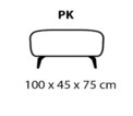 Hocker klein (PK) - Kreta 100x75 cm | Het Anker