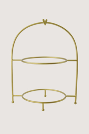 Etagere metaal hartje - goud | Zusss 