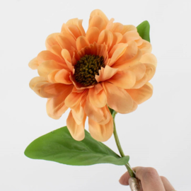 BZ1555 | Kunstbloem Zinnia 45 cm - perzik | HomeBound by KY 