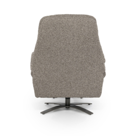  96169 | Fauteuil Caleb met voetenbank - taupe | Eleonora