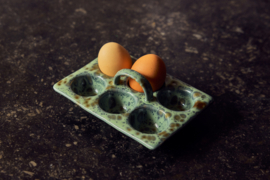 KST0344 | 70s ceramics: egg tray, minty | HKliving - Medio oktober verwacht!