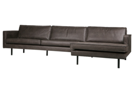 800902-Z | Rodeo chaise longue rechts - zwart | BePureHome