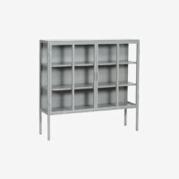 Vitrinekast Kentucky  -Zachtgrijs | New Routz