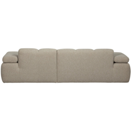 377465-EM | Mojo chaise longue bank rechts - bouclé beige melange | WOOOD