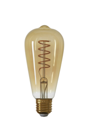 9900409 | Deco LED hoekig Ø6,5x14,5 cm 4W - amber E27 dimbaar | Light & Living - Binnenkort weer verwacht!