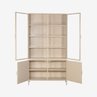 Vitrinekast Garland 4deurs. - Zand | New Routz