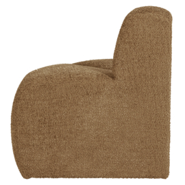 377901- WH | Mojo eetbank hoek rond rugleuning - wollig honinggeel | WOOOD