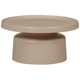 375061-S | Peer bijzettafel - metaal zand 35xø74cm | WOOOD