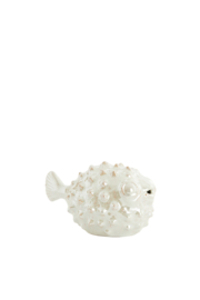 7606146 | Ornament 20x11,5x11,5 cm FISH - crème parelmoer | Light & Living