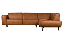 378655-09 | Statement hoekbank rechts - eco leer cognac | BePureHome