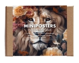 Doosje miniposters met houder - wild  | Give-x