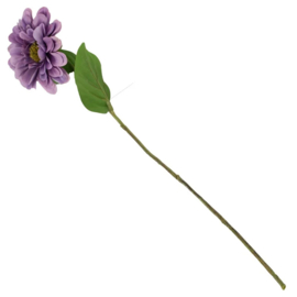 BZ1554 | Kunstbloem Zinnia 45 cm - paars | HomeBound by KY