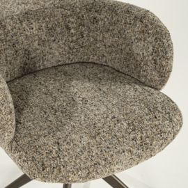 96503 | Stoel Darcio - taupe Gleam | Eleonora