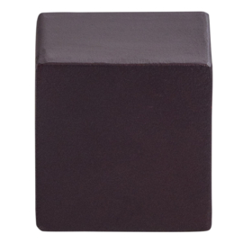 377967-P | Numo wanddeco set vaas/kubus 21x10 cm - metaal paars | WOOOD