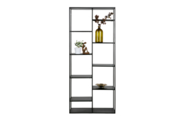 373642-Z | June metalen rek 85 cm - zwart | WOOOD Exclusive