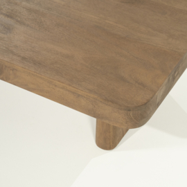 96426 | Salontafel Edward 130x60x31 - bruin | Eleonora