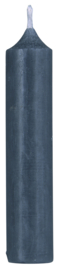 7211-52 | Short dinner candle - dusty blue Ø:2.2 H:11 | IB Laursen