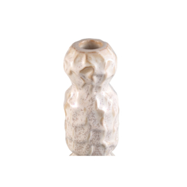738306 | Kirsey candleholder irregular C - cream | PTMD - Verwacht in oktober!