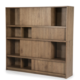 96211 | Boekenkast Milo - bruin  | Eleonora