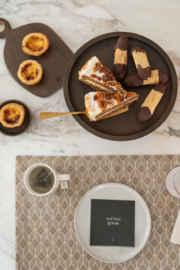 Taartschep en taartmes hartje - goud | Zusss