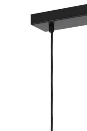 2946284 | Hanglamp 5L 110x22x32 cm LEKAR antiek brons+smoke glas | Light & Living - alleen afhalen