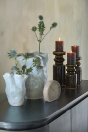 6087183 | Kandelaar Ø11,5x29,5 cm CEROU - donkerbruin | Light & Living - Binnenkort verwacht!
