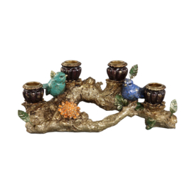 734946 | Birdie candleholder L - bird on a branch | PTMD - Begin november verwacht!