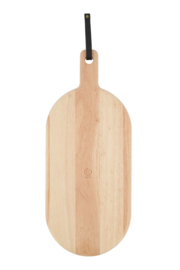 Houten serveerplank ovaal 23x45cm | Zusss 