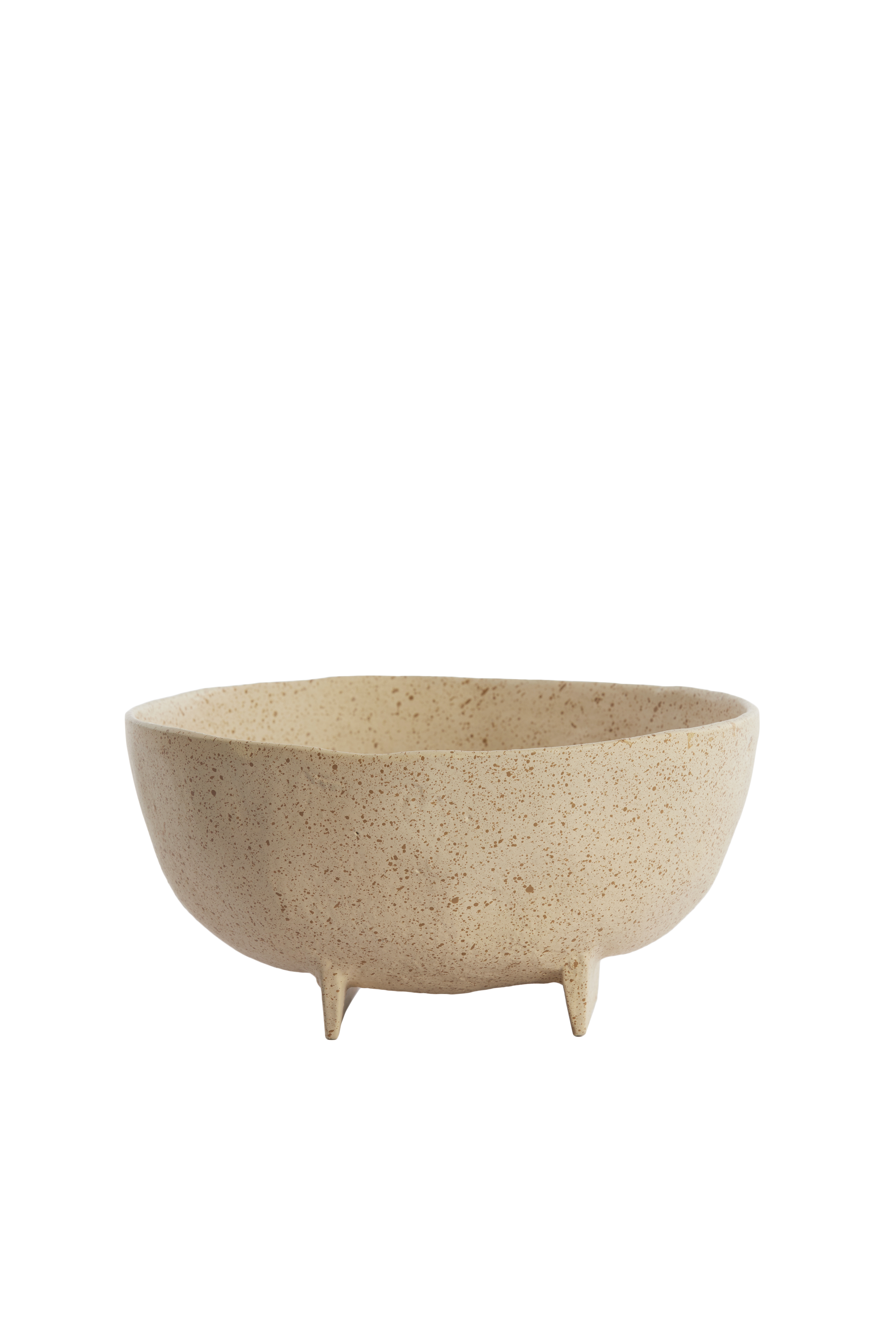 6612782 | Schaal op voet Rosana M - zand | Light & Living - Binnenkort verwacht!