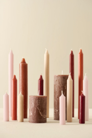 78023-70 | Rustic candle - rust Ø:6.8 H:10 | Ib Laursen 