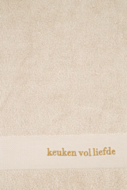 Keukenset hartjes keuken vol liefde - beige/oker | Zusss 