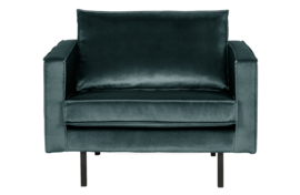 800541-198 | Rodeo fauteuil - velvet teal | BePureHome