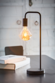 1818112 | Tafellamp 20x15x50 cm CODY mat zwart incl lamp | Light & Living - MAGAZIJNOPRUIMING