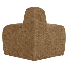377901- WH | Mojo eetbank hoek rond rugleuning - wollig honinggeel | WOOOD