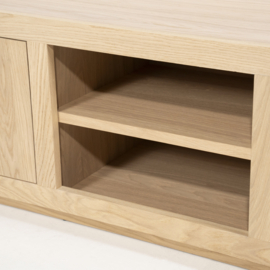 96284 | TV meubel Helsinki 200 cm 2-drs. 1 lade - naturel | Eleonora