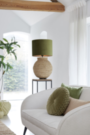 6856669 | Kussen Ø40 cm BEREND - groen | Light & Living