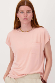  Top met boothals - Light pink | Zusss 