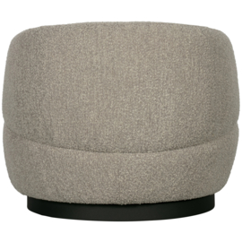 800037-N | Woolly draaifauteuil - bouclé naturel gemêleerd | BePureHome