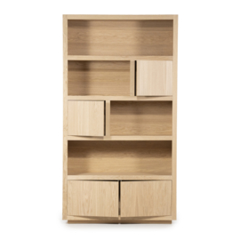 96287 | Kabinet Helsinki 120x220cm 4-drs. - naturel | Eleonora