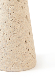 6088282 | Kandelaar Ø9,5x25 cm MALOPI - zand | Light & Living