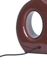 1743379 | Lampvoet 23,5x12x42,5 cm KANTI - burgundy | Light & Living