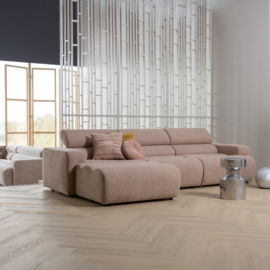 377564-RN | Feis kussens (set van 3) - velvet roze/naturel | WOOOD