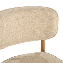 96603 | Stoel Rune - lichtbruin/taupe | Eleonora