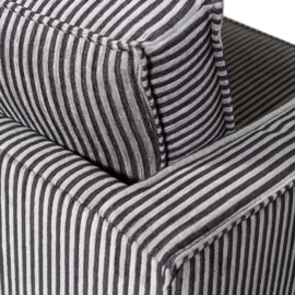 800543-ZG | Rodeo bank 3-zits - zwart/grijs | BePureHome
