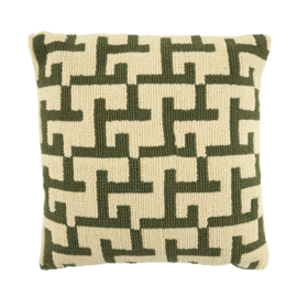 250104 | Kussen Ziggy 50x50 cm - green | By-Boo