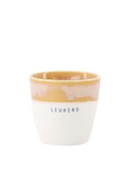 Espressomok leukerd - roze/wit | Zusss