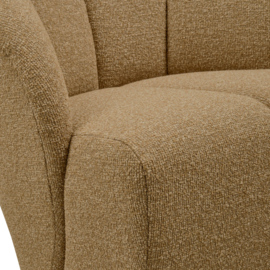 377463-GM | Mojo draaifauteuil - bouclé geel/bruin melange | WOOOD
