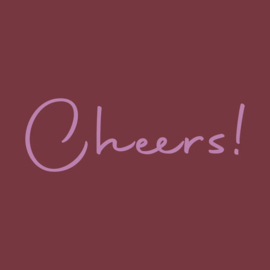 TE2656 | Tegeltje cheers | HomeBound by KY